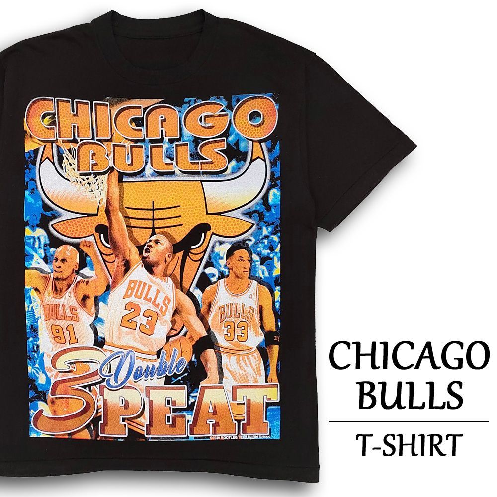 CHICAGO bulls シカゴブルズ　3連覇　サイズL CHICAGO bulls シカゴブルズ 3連覇 サイズL 古着 90s NBA