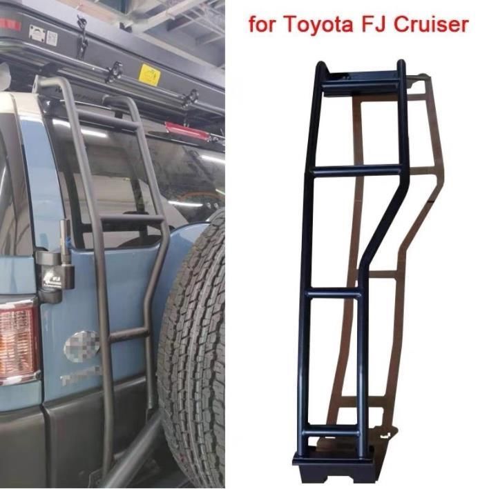 FJクルーザー GSJ15W型 2006-2020 テールゲート ラダー トランク リアカスタムパーツ 外装 鉄製 1P