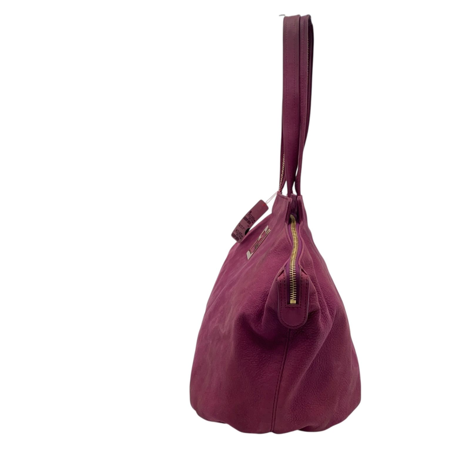 【美品】FENDI スエード レザー トートバッグ FFロゴ イタリア製 ○フェンディ FENDI トートバッグ ショルダーバッグ FFロゴ