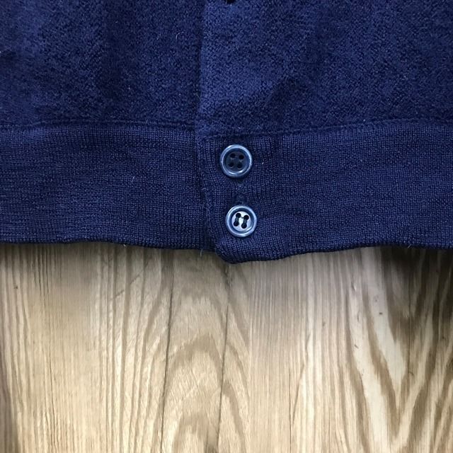 フランス製 70s VINTAGE LACOSTE ニット カーディガン メンズM