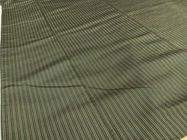 平和屋着物○上質な小紋 縞 お召縮緬 正絹 逸品 AAAY0271zg - メルカリ 