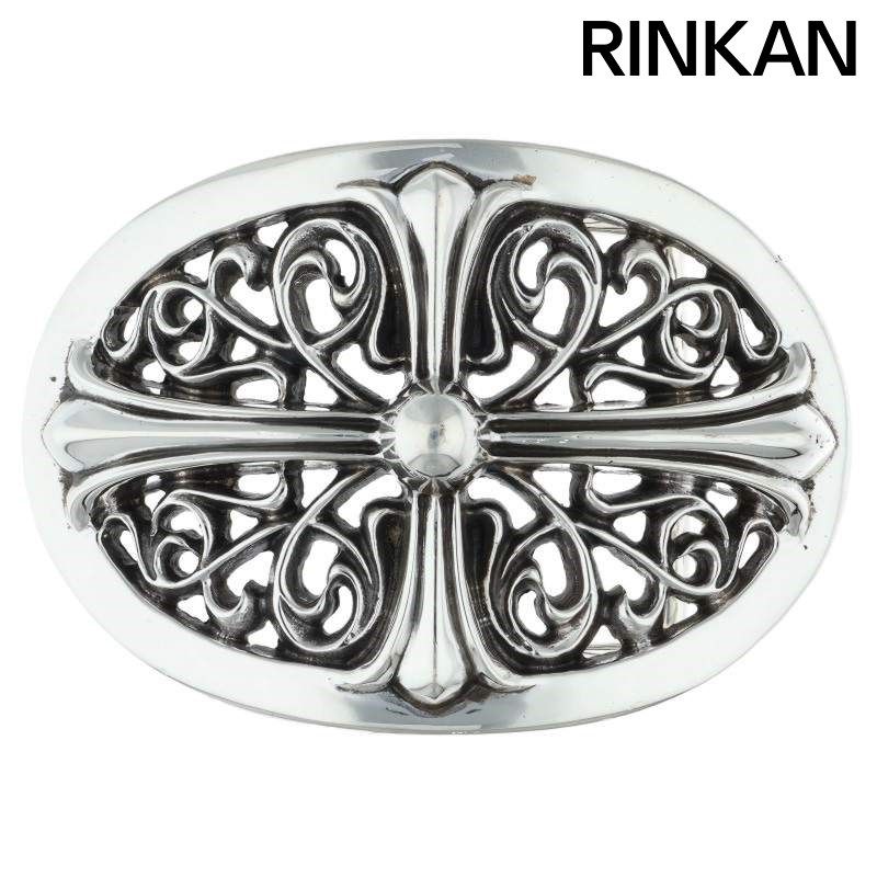 クロムハーツ BUCKL OVAL CROSS1.5|1.5クラシックオーバルクロス シルバーベルト メンズ