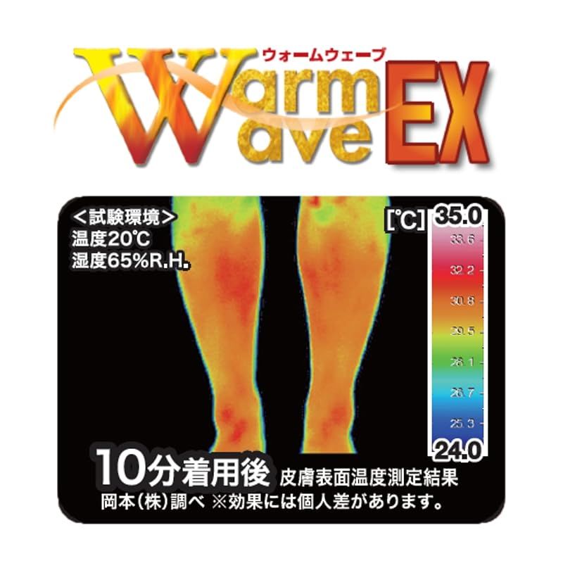 オカモト] はくらく 二重編み レッグウォーマー 日本製 冷えとり 吸湿発熱 保温 しめつけない メンズ 0 - メルカリ