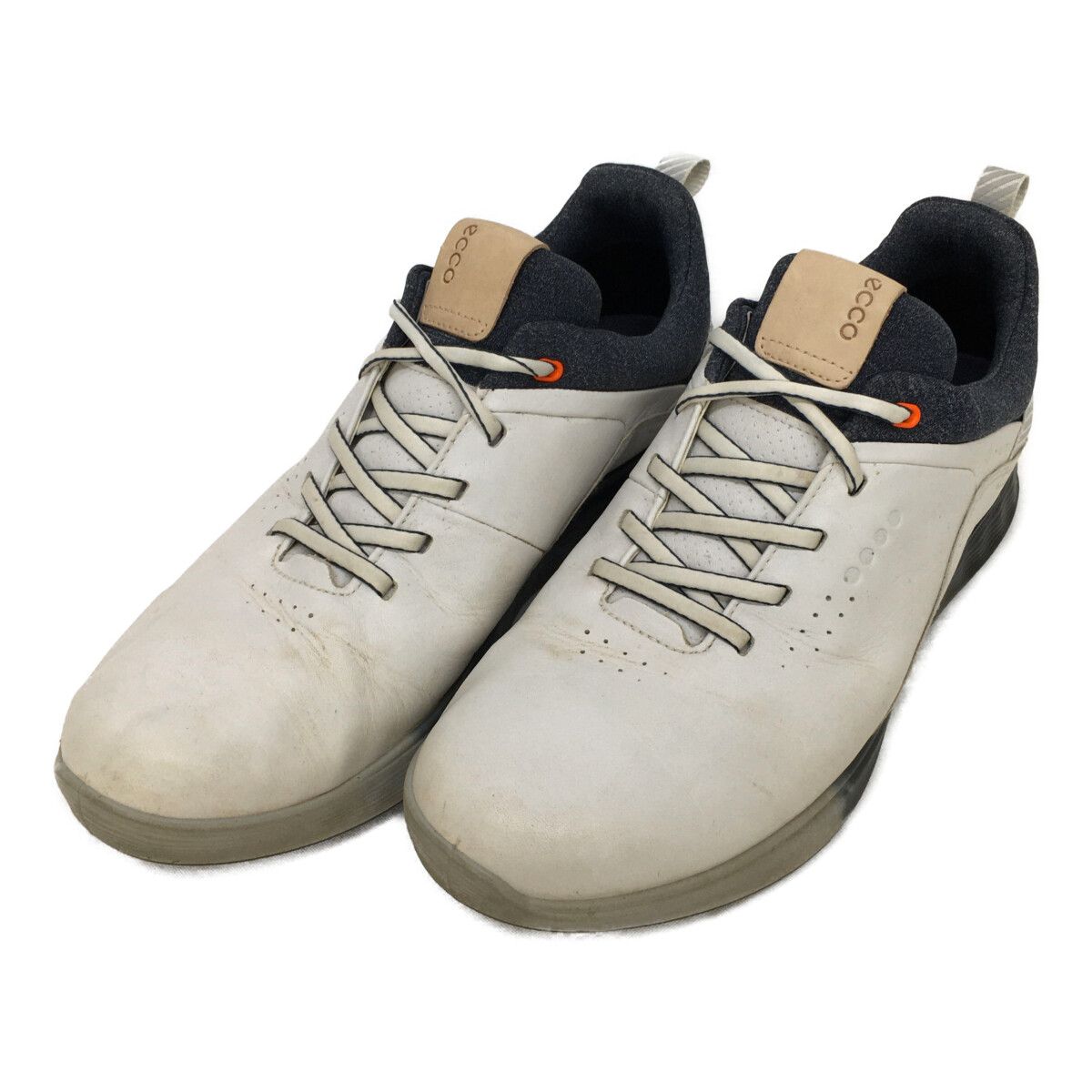 エコー ecco ゴルフシューズ EU40 25cm ホワイト 白 スパイクレス 