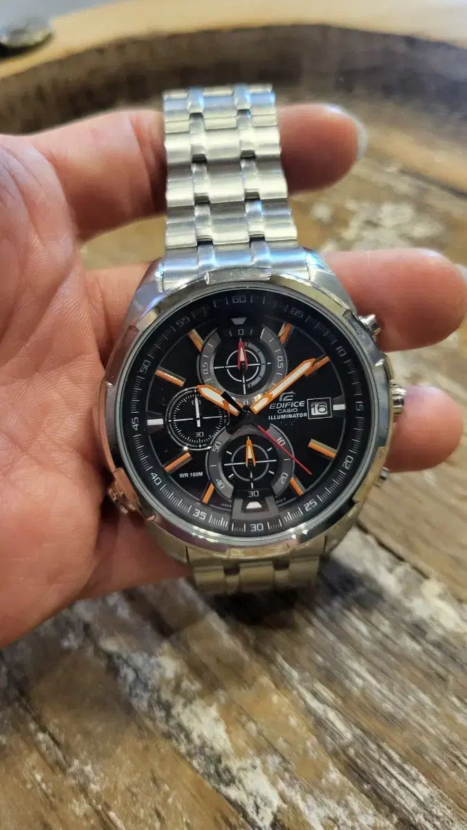  CASIO カシオ エディフィス メタル 時計 EFR ー 536 D 1 A 4 金属ベルト 時計