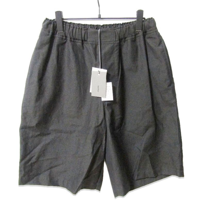 kontor コントール RELAXED MINIMAL SHORTS KON-PT03241 リラックスド ミニマル ショーツ グレー 2 27110221