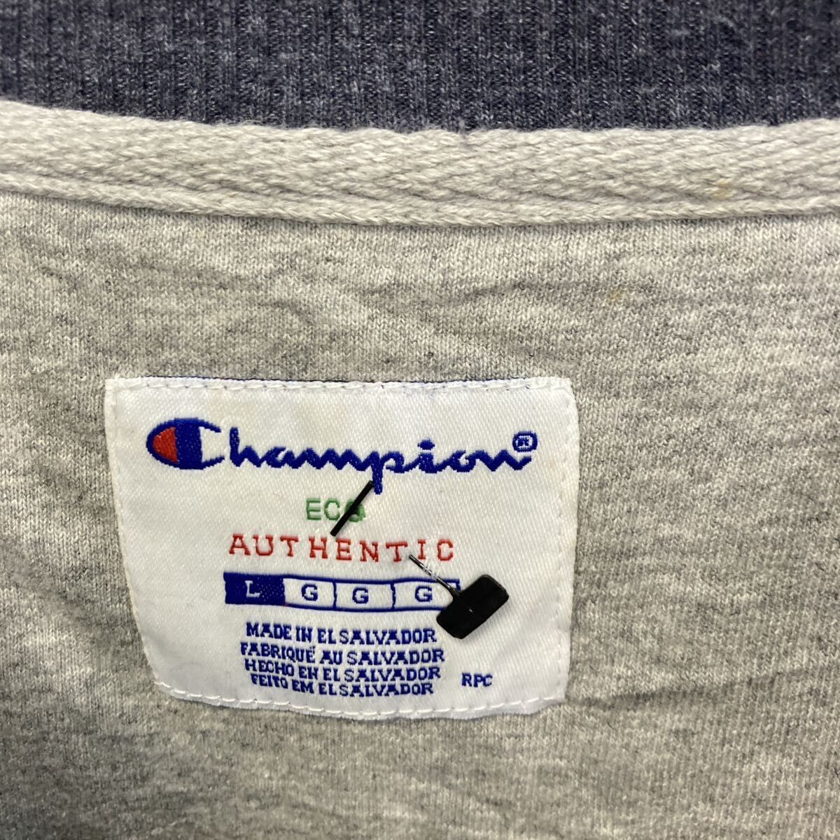 champion 無地 スウェット トレーナー チャンピオン L ダークグレー 裏起毛 古着卸 アメリカ仕入 a608-6280