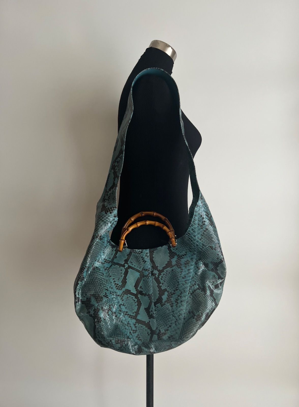 SS1996 GUCCI CAMPAIGN PYTHON 2WAY SHOULDER BAG グッチ トムフォード