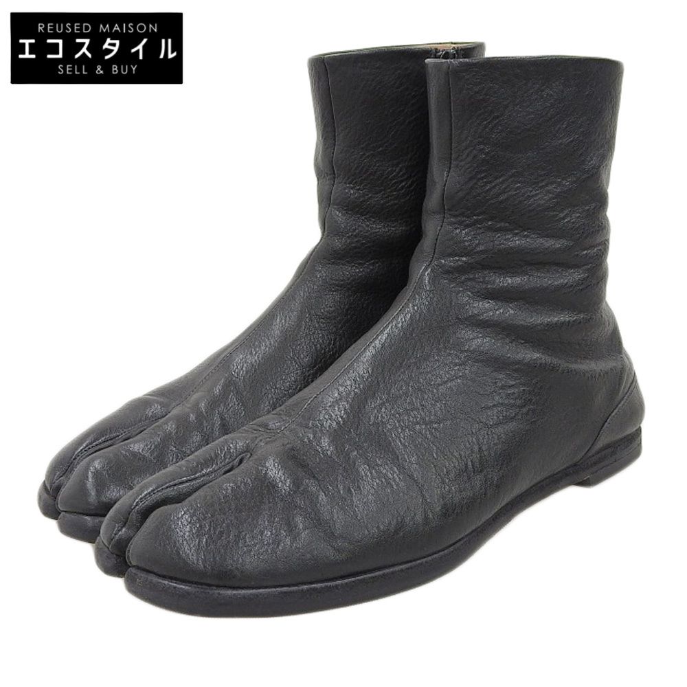 Maison Margiela メゾンマルジェラ レザー タビブーツ メンズ ブラック 41 S57WU0095 41