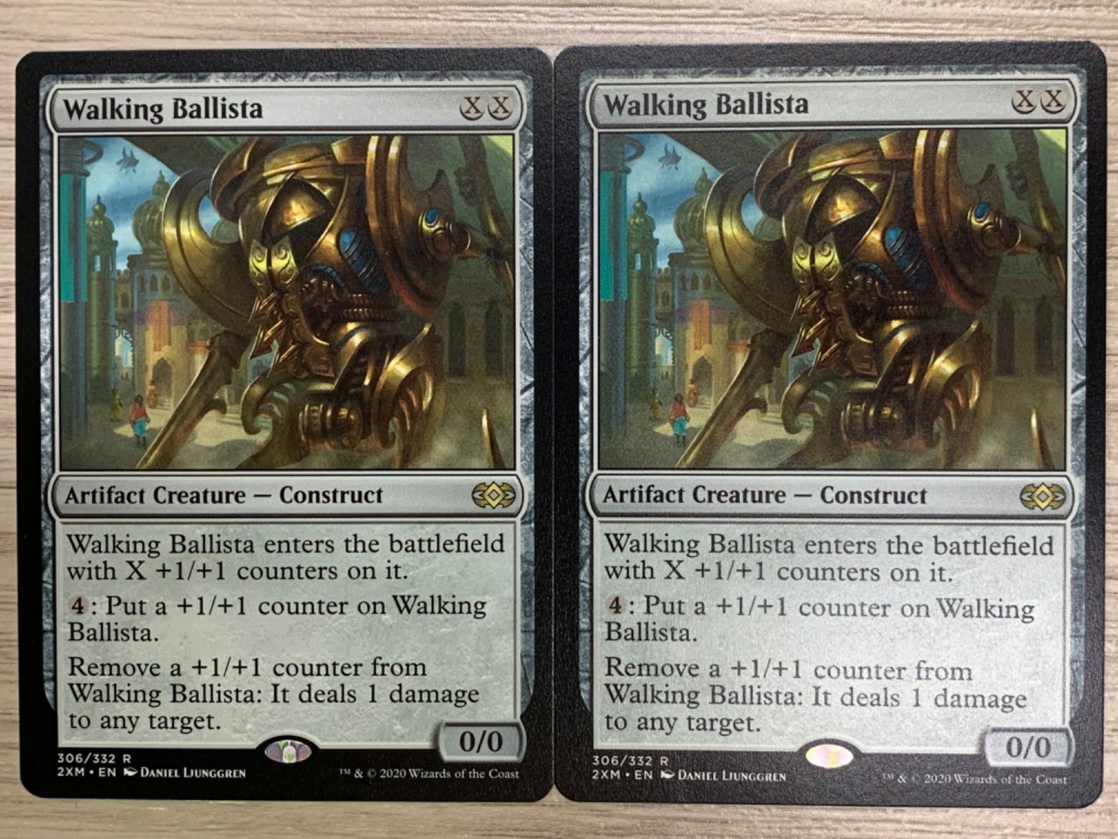 歩行バリスタ　英語　foil 4枚セット 歩行バリスタ/Walking Ballista 未来予知枠 foil 【公式通販】