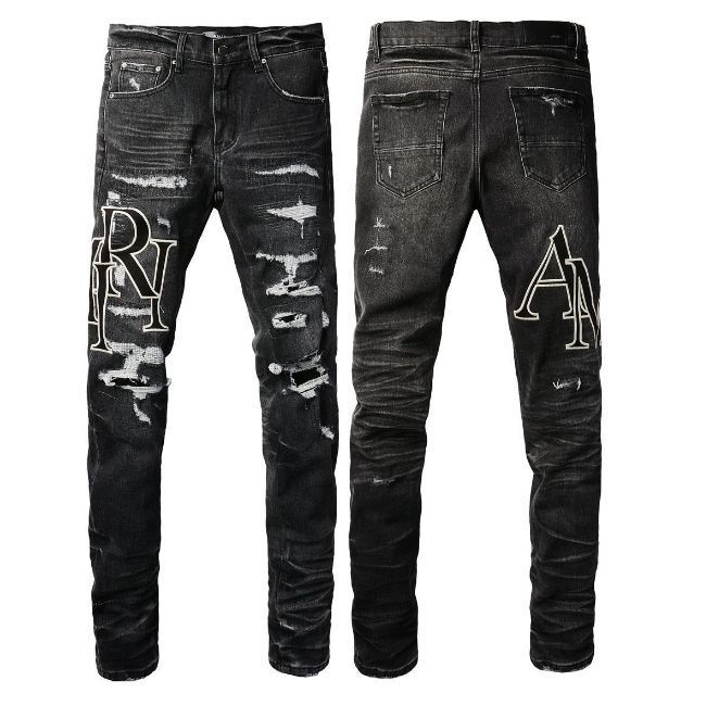 新品未使用】AMIRI 32インチ ブラック Shotgun ジーンズ - メルカリ