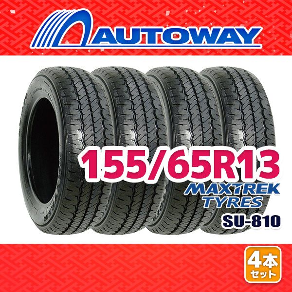 AUTOWAY 155|65R13 サマータイヤ MAXTREK SU-810 PC 13インチ 4本セット 夏タイヤ オートウェイ