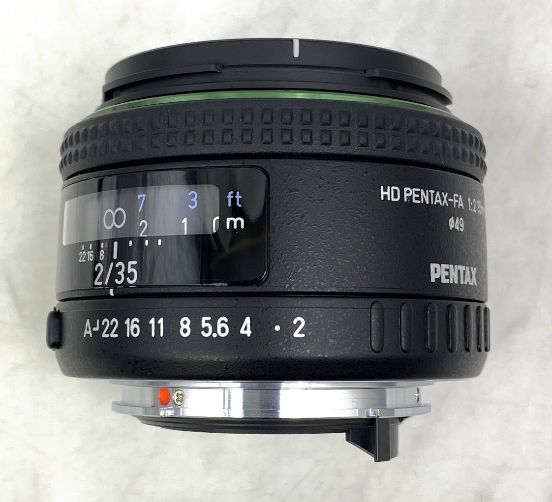 極美品】 ペンタックス HD PENTAX-FA35mmF2 広角単焦点レンズ A0418 