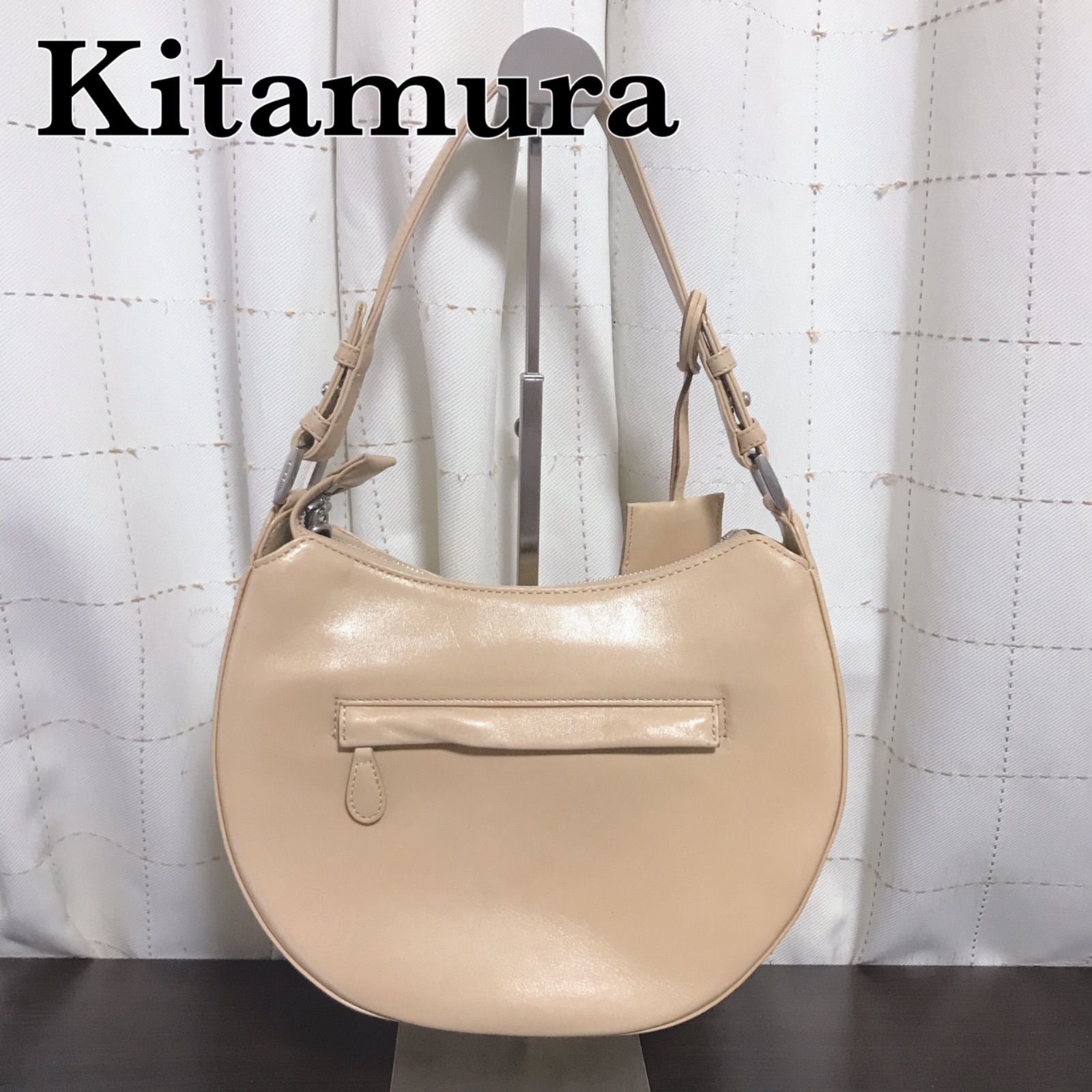Kitamura キタムラ ボア ハンドバッグ 巾着 ブラウン 中古 Kitamura キタムラ ボア ハンドバッグ 巾着 ブラウン 中古