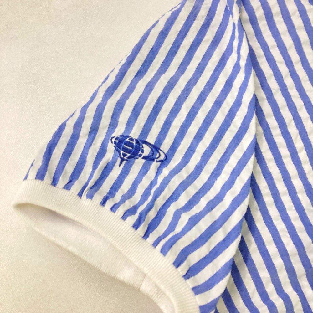 サイズ：M BEAMS GOLF ビームスゴルフ 半袖襟付きTシャツ シア