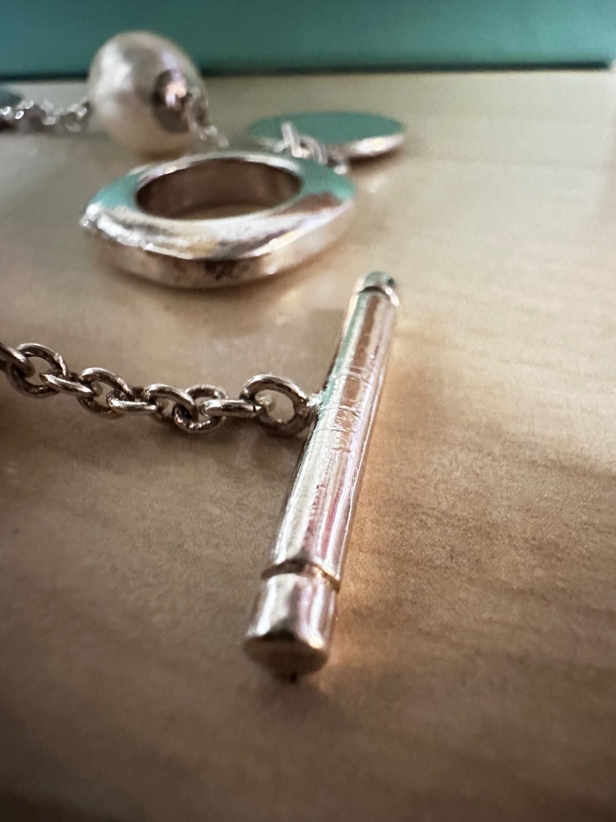 激レア　Tiffany&Co.SV925クッション パール トグルブレスレット 激レア Tiffany&Co.SV925クッション パール トグルブレスレット