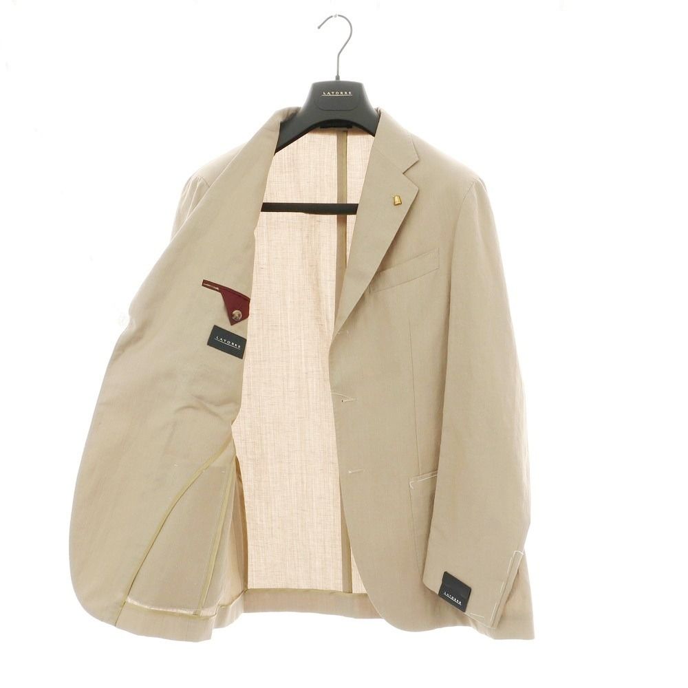 LATORRE（ラトーレ）ソラーロ　ベージュ　ジャケット 新品】サルトリア ラトーレ SARTORIA LATORRE ウールリネン