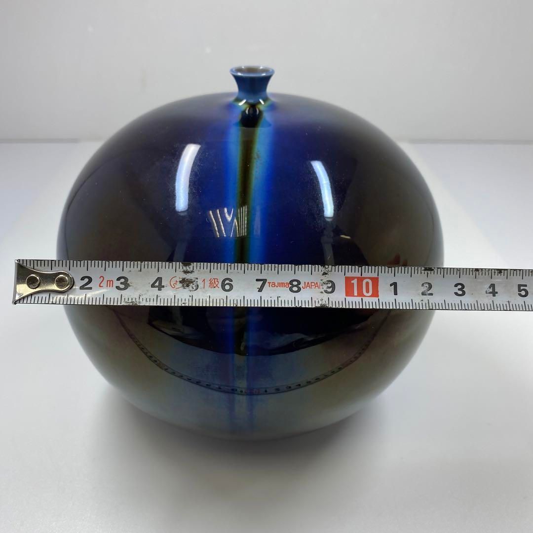 人間国宝 彩紬線文共箱