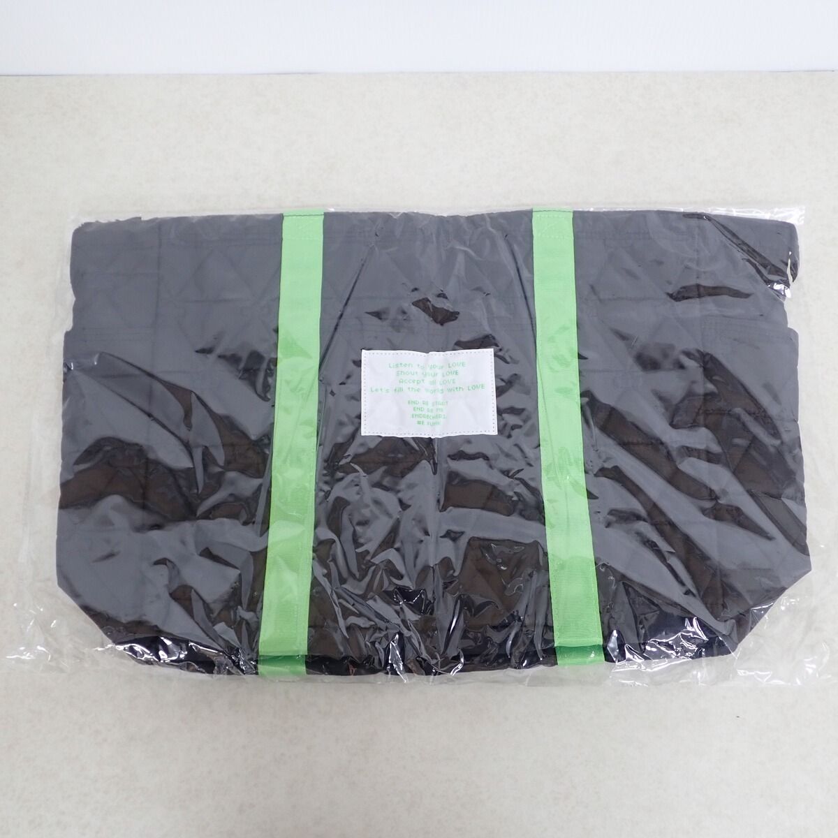 未開封 ENDLICHERI キルティングトートバッグ サンカク