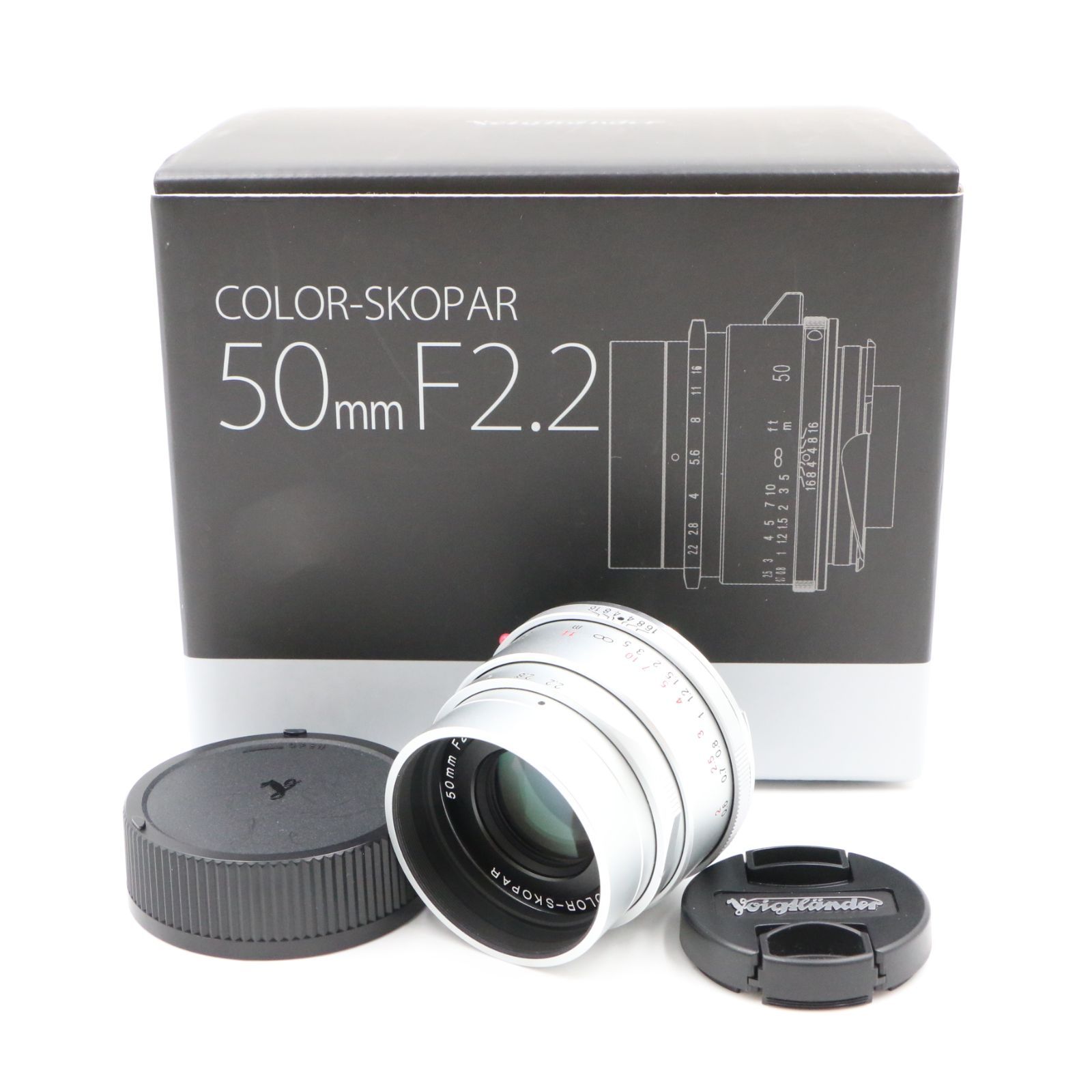 Voigtlander フォクトレンダー Color Skopar 50mm F2.2 VM ライカ用 シルバー