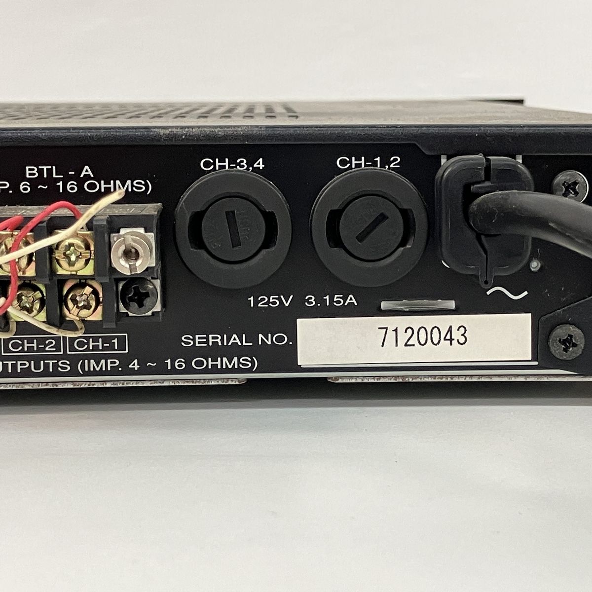 BOSE 1200 VI 4ch パワー アンプ オーディオ 音響機器 中古 Z9587134 