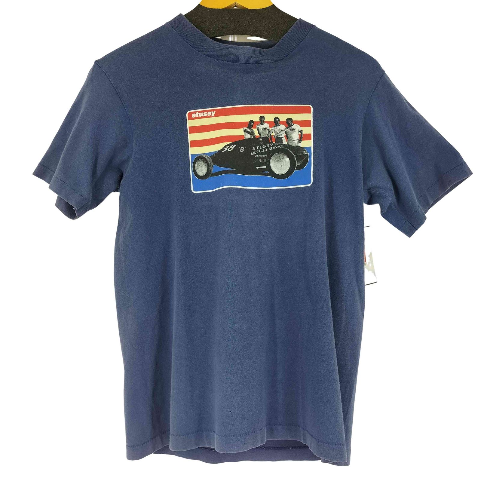 90s00s oldstussy ステューシー　リンガーt 紺タグ　アメリカ製 USA製 90s OLD STUSSY College Ringer S/S Tee 灰黒 L オールド