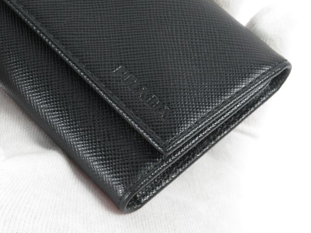 BD11 プラダ 美品 サフィアーノ 6連キーケース ゴールド金具 PRADA