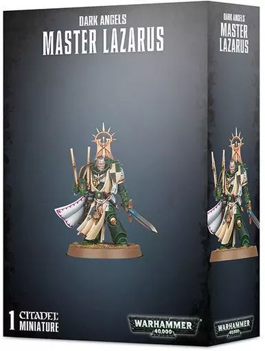 【中古】ミニチュアゲーム ダーク エンジェル マスター ラザルス 「ウォーハンマー40000/スペースマリーン」 (Dark Angels Master Lazarus) [44-16]