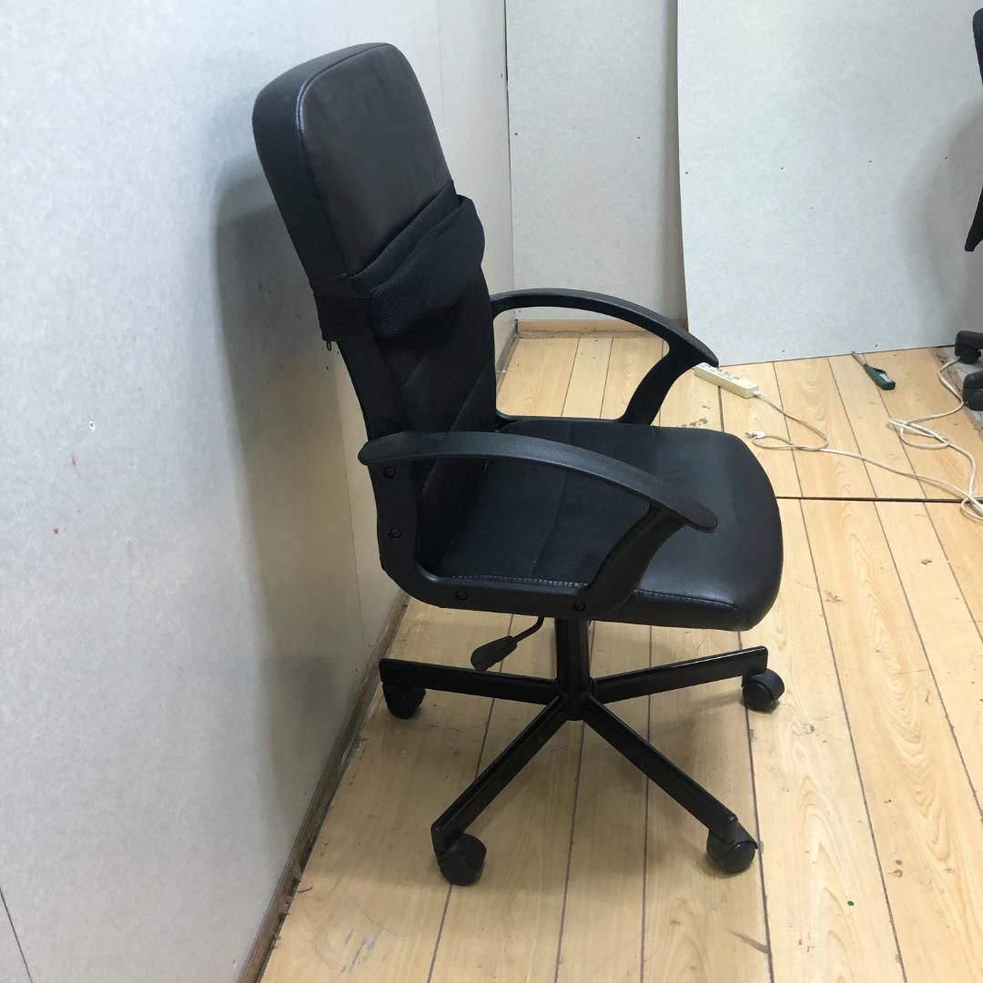 【組立要】IKEAオフィスチェアRENBERGETブラック肘付きデスクチェア イケア IKEA/イケア RENBERGET/レンベルゲット 回転チェア