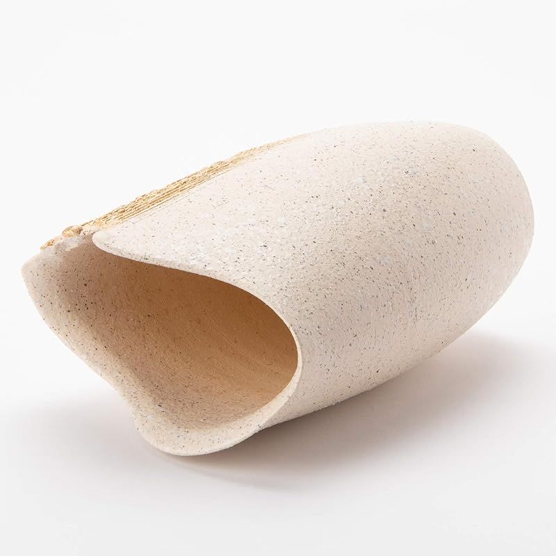 丸伊製陶 信楽焼 へちもん 花瓶 フラワーベース 大きい 縦長 白化粧きらら 陶器 MR-1-2572 0 NEXPOTALLINN_EU