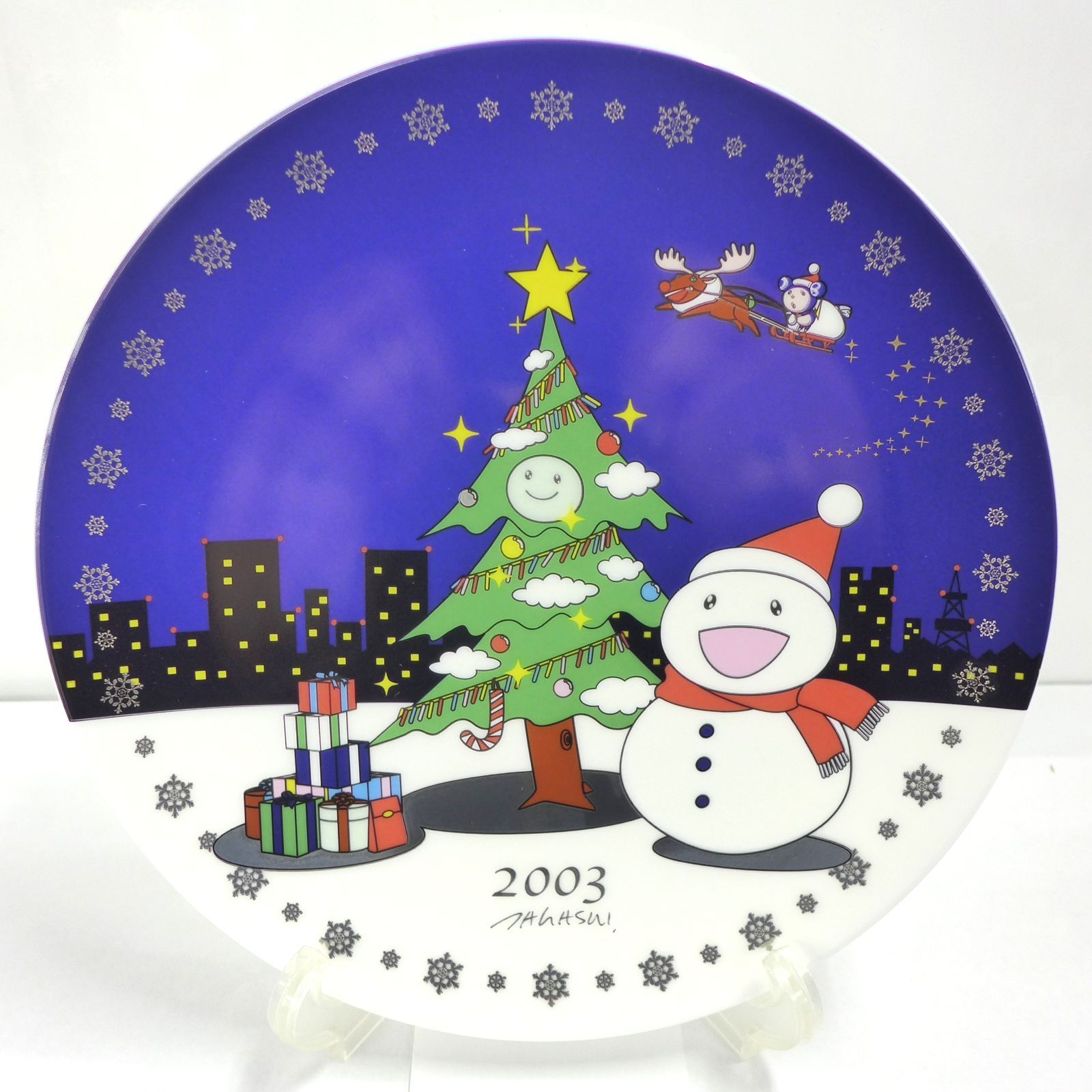 村上隆 クリスマス プレート 2003 銀座並木通り 【公式通販】