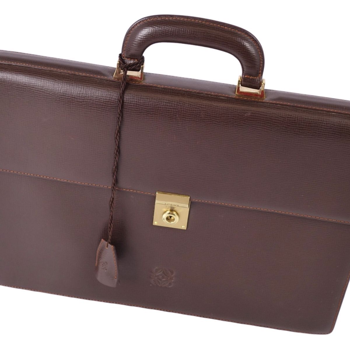 美品 ロエベ LOEWE バッグ ビジネスバッグ ブリーフケース アナグラム