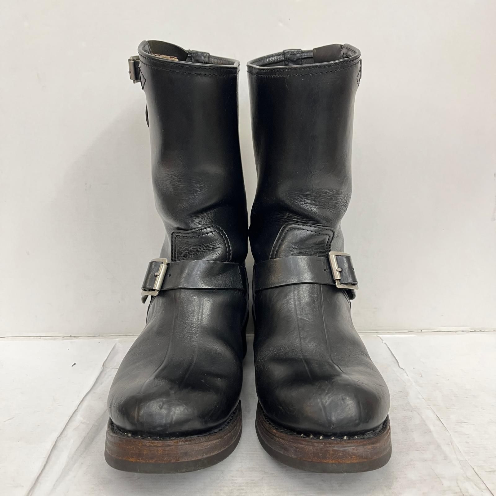 加古川店 BUCO REAL McCOY S | ブコ ブーツ ENGINEER BOOTS HORSE HIDE D131-4061 ブラック 25.5cm 127