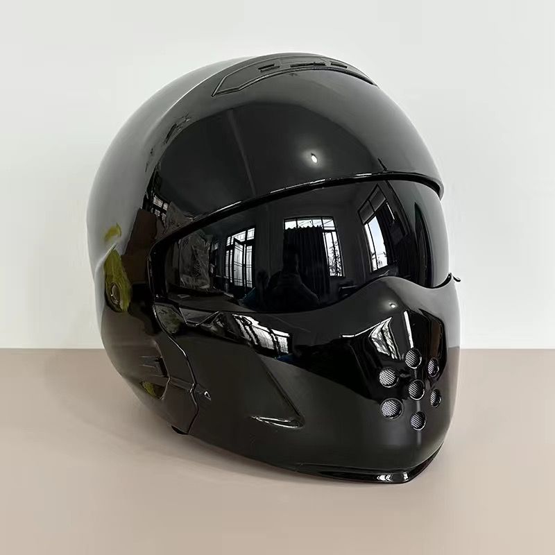 ジェットヘルメット 多機能バイクヘルメット フルフェイスヘルメット ...