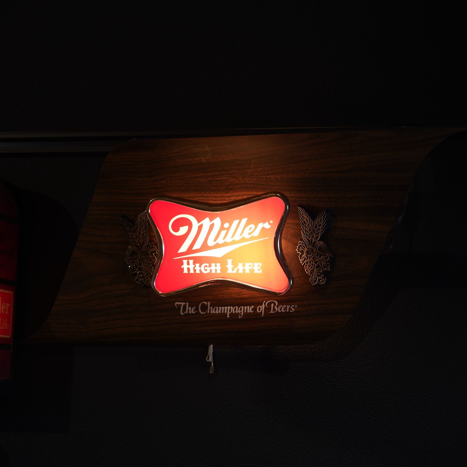 Miller High Life ミラー ハイライフ ビンテージライト サイン - 照明