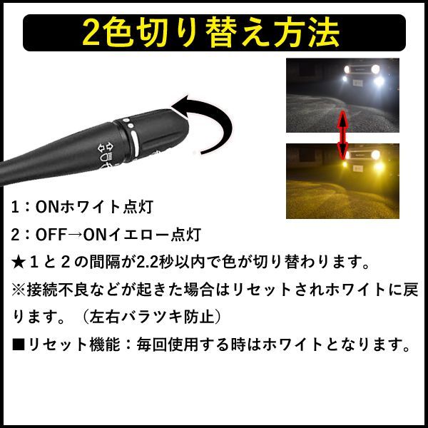 TOYOTA トヨタ ヴィッツ ヴィッツRS VITZ 90系（KSP90 SCP90 NCP91 NCP95） 2色切替 2色切り替え LED フォグランプ H8 H11 H16 車検対応 パーツ アクセサリー LEDライト フォグライト LMMC - メルカリ