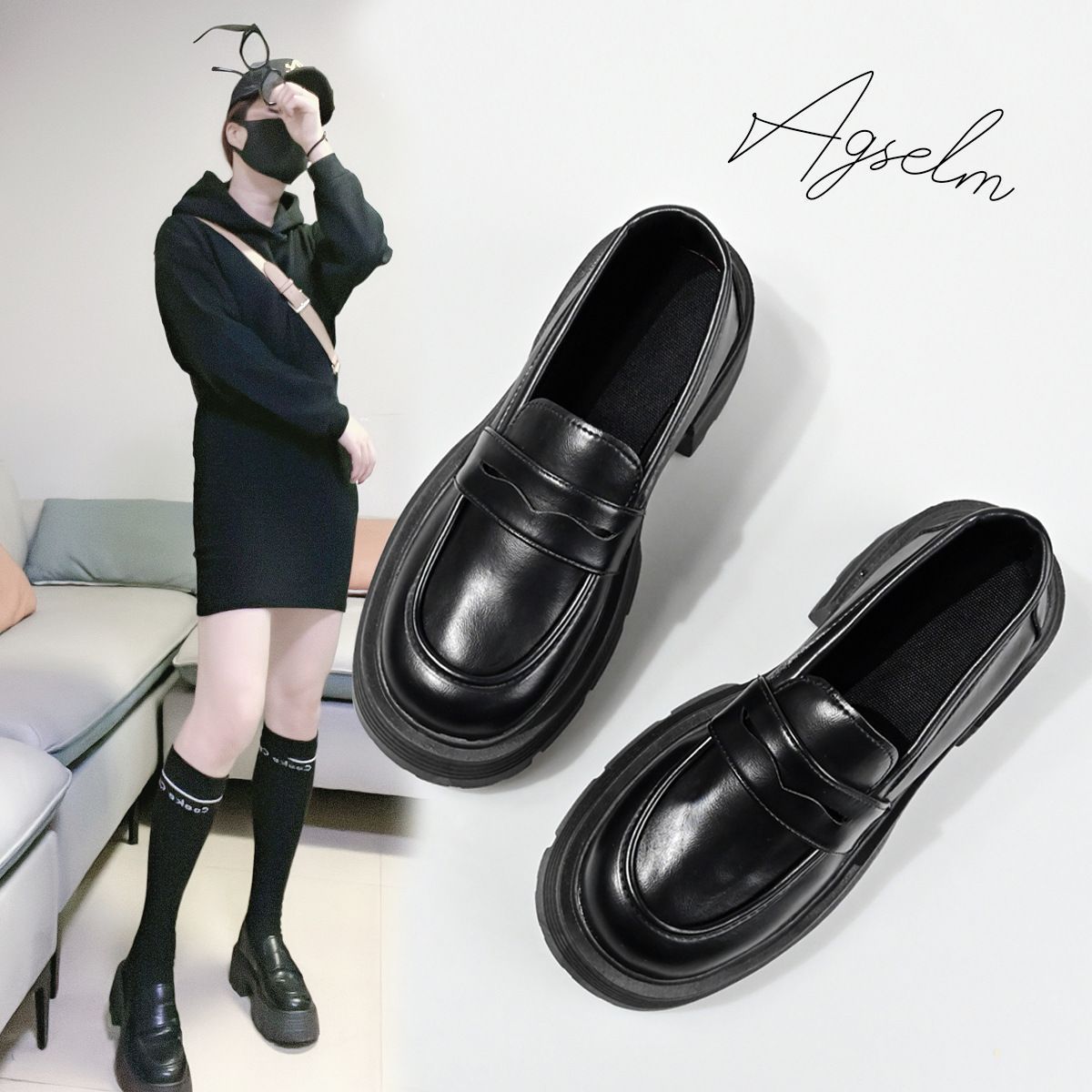 DimMoire 【DIMREM】超フリルベルトシューズ 23センチ フリル 厚底 靴