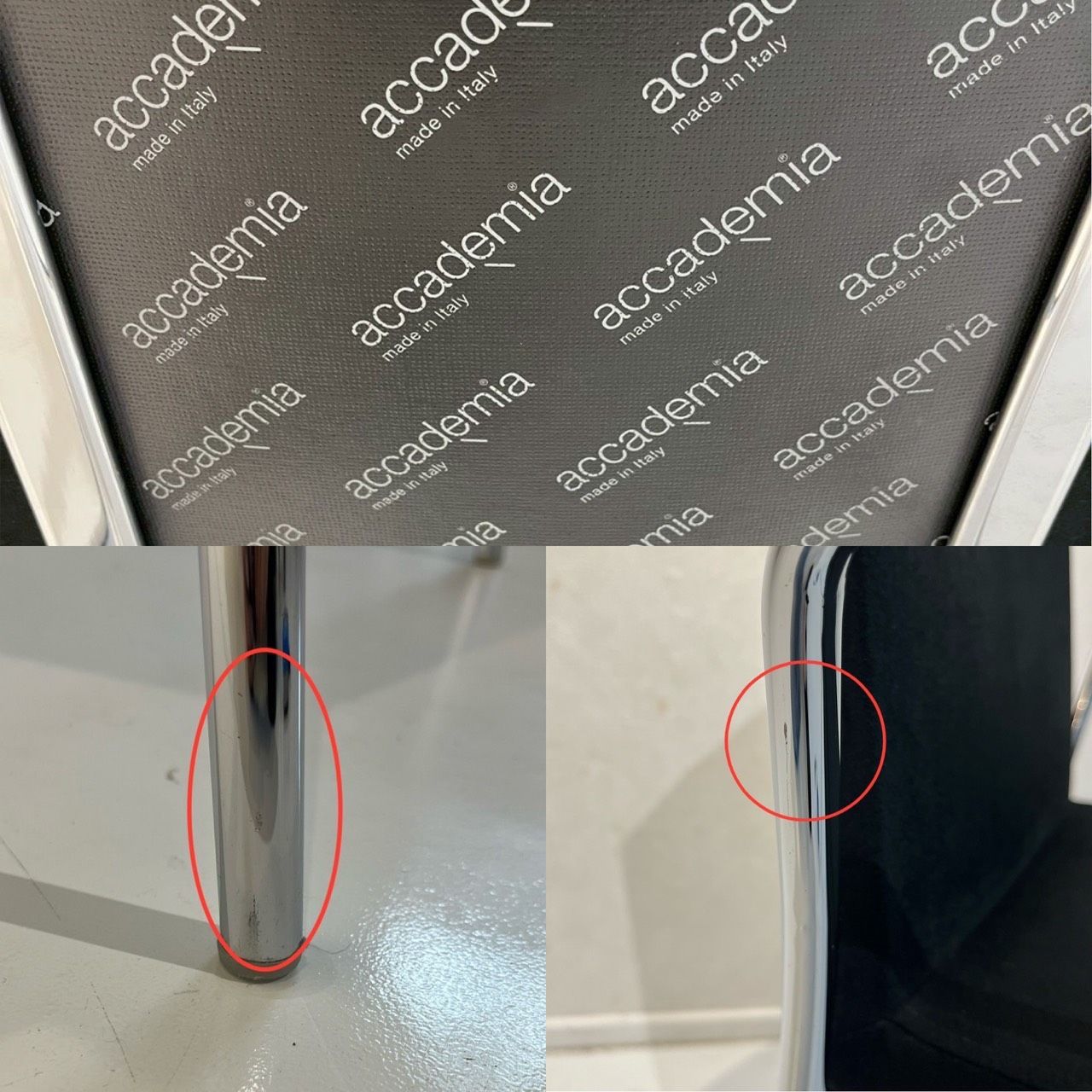 ファブリック スチール脚