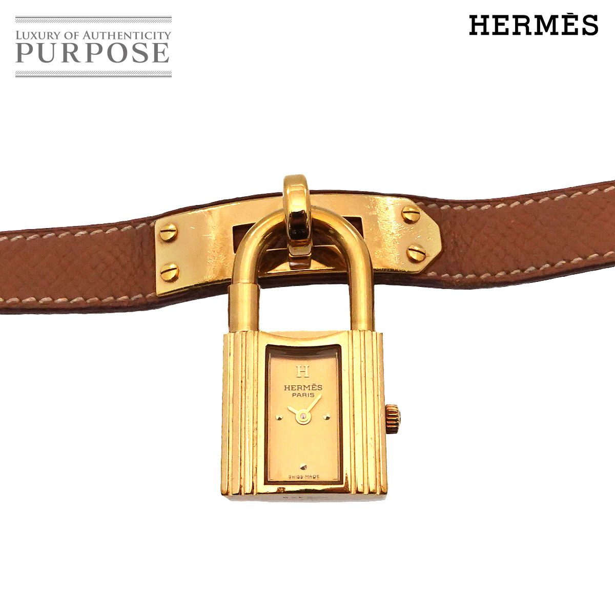エルメス HERMES ケリーウォッチ　美品 楽天市場】エルメス【HERMES】ケリーウォッチSV925レザーベルト