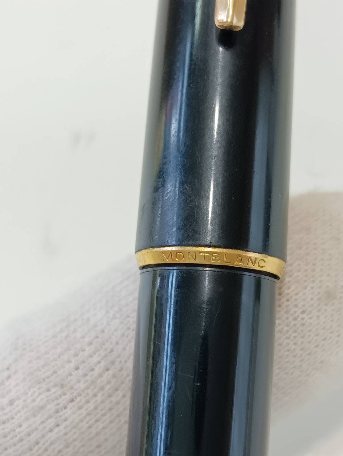 品 MONTBLANCモンブラン No.320 万年筆 ペン先 14K 585 黒ブラック×ゴールド ペン 文房具 筆記用具 現状品 SKLAD-KIRPICHA_RU