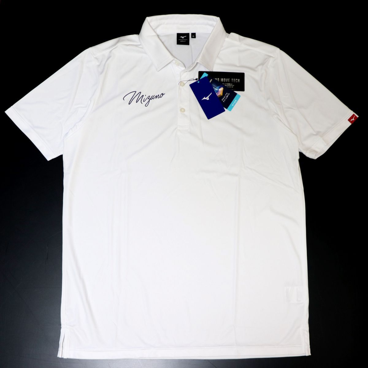 新品未使用　MIZUNO GOLFポロシャツ　2XL MIZUNO ミズノ ゴルフ メンズ 半袖 ポロシャツ バックプリント
