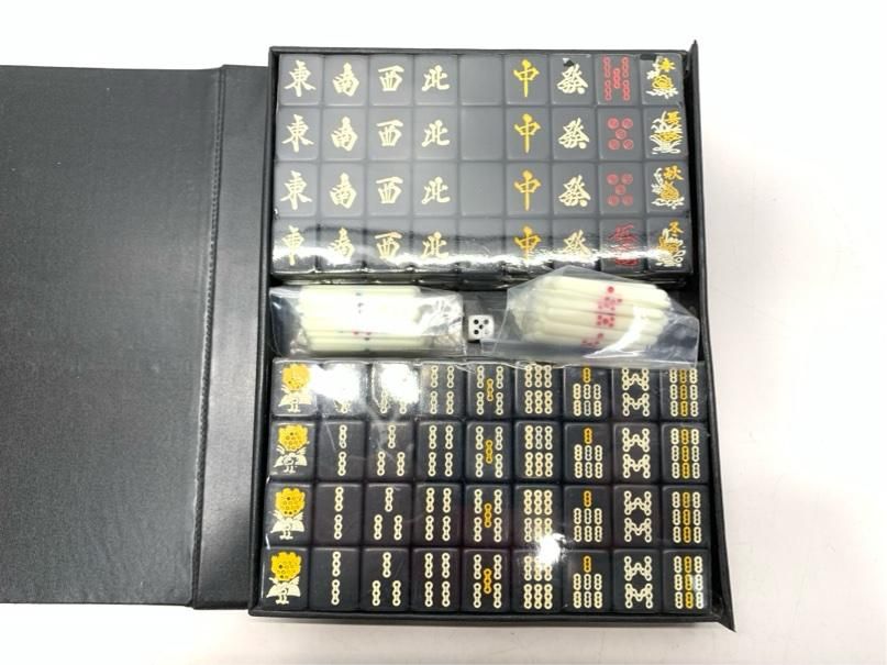 激 麻雀牌 黒 ブラック 昭和レトロ A5068G00