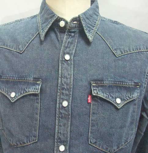 Levi s リーバイス デニムシャツ ウェスタン 85744-0103 加工色 M寸 Levi sS寸 WWW_KARIMZIABAT_FR