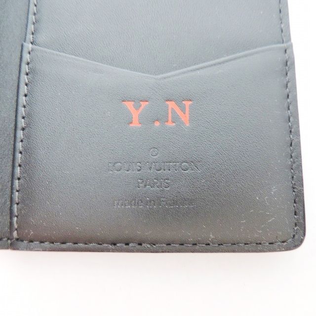 LOUIS VUITTON(ルイヴィトン) カードケース ダミエコバルト オーガナイザードゥポッシュ N63210 ダミエコバルト イニシャル刻印 -  メルカリ