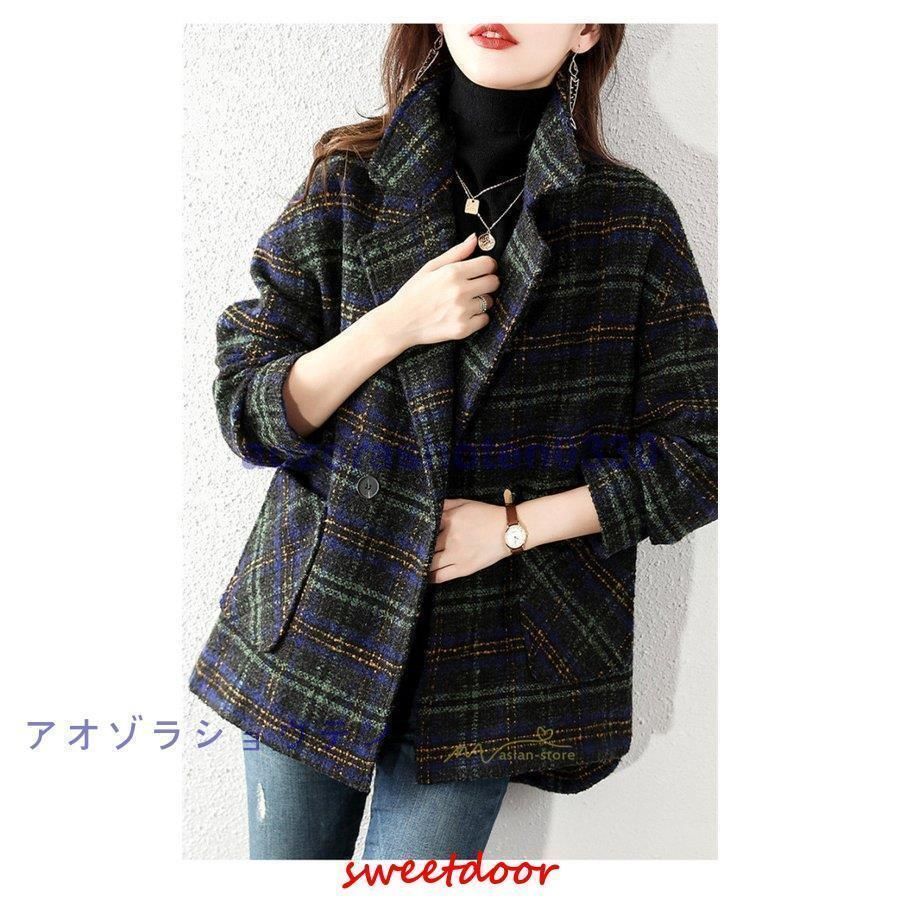 チェック柄 冬コーデ