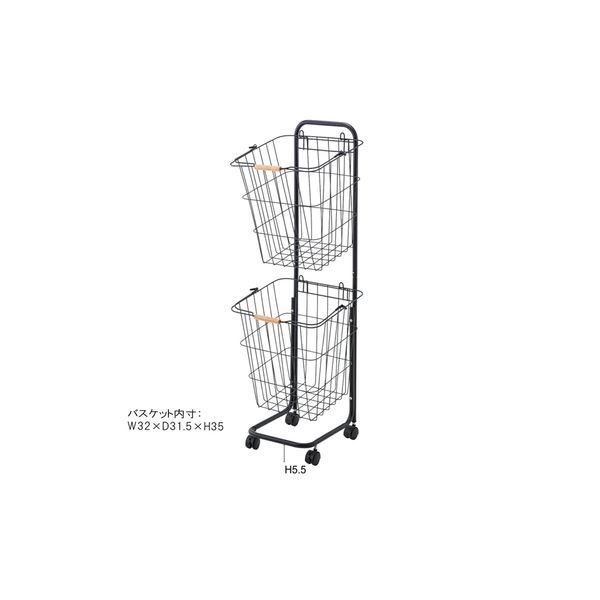 スチール バスケットワゴン