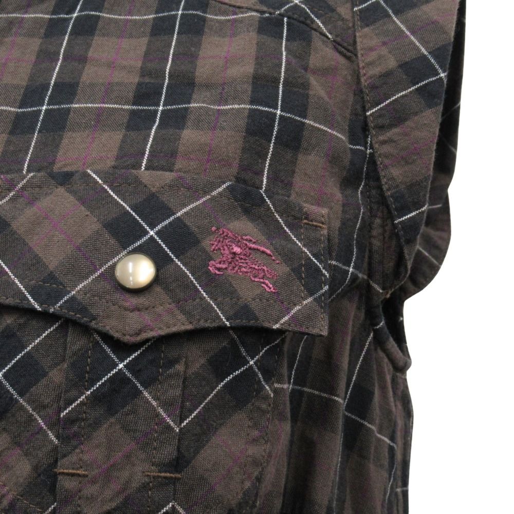 BURBERRY BLUE LABEL バーバリーブルーレーベル チェック シャツ