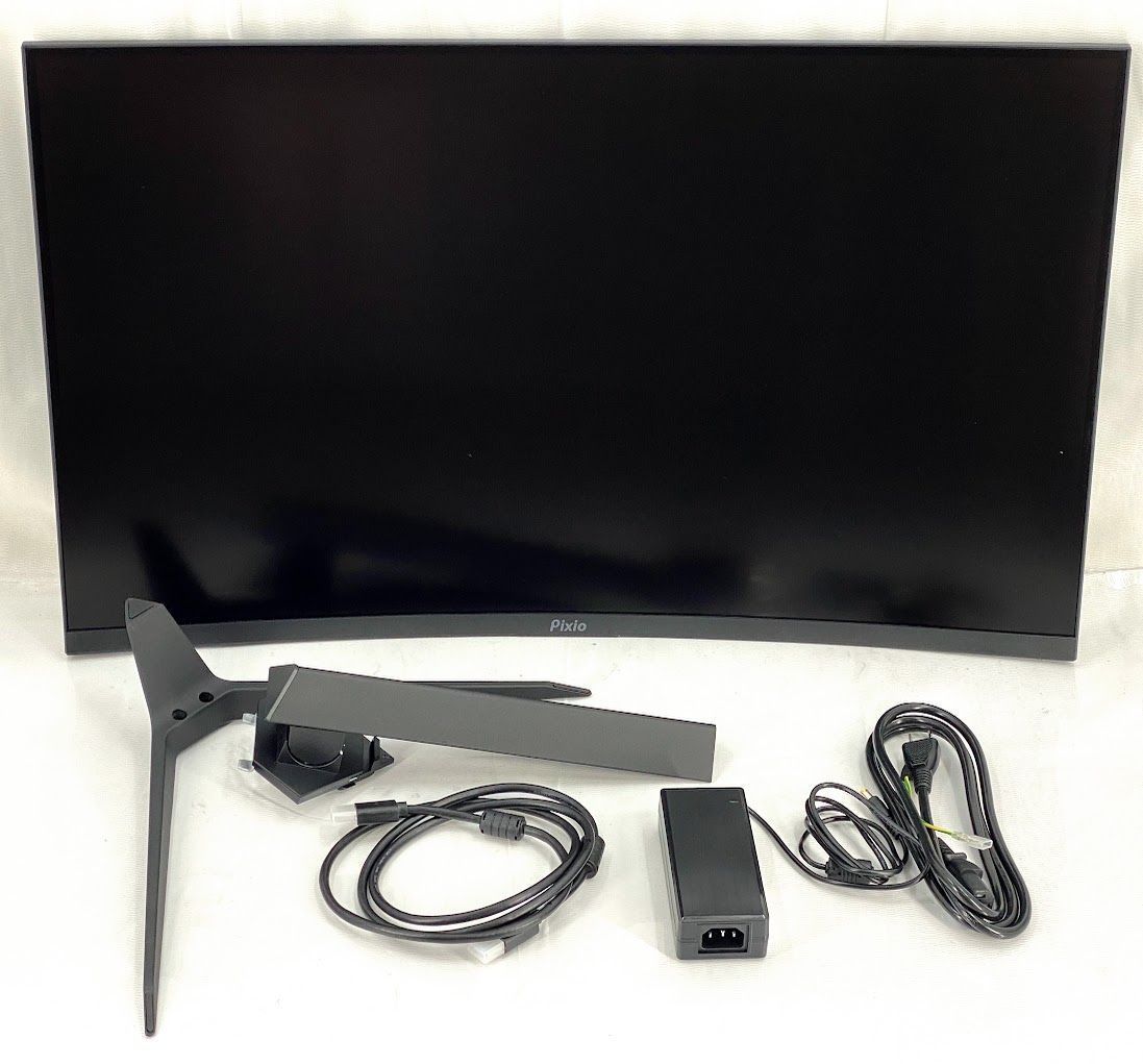 美品】 Pixio PXC325 湾曲 ゲーミングモニター 32インチ FHD VA 165Hz