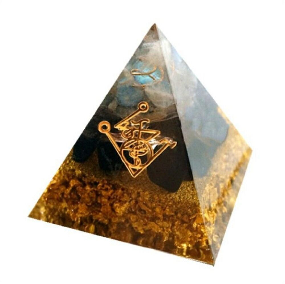 置物 オルゴナイト エジプト ストーン チャクラ 幸運 パワー 石