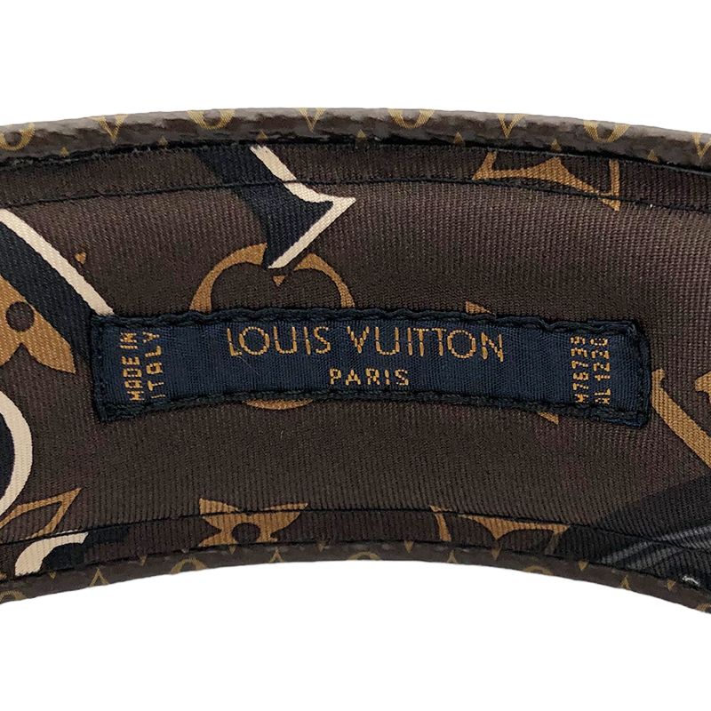 ルイ・ヴィトン LOUIS VUITTON ビーマインドフル カチューシャ M76739 マルチカラー(ブラック×ブラウン) シルク レディース  その他ファッション雑貨-silversky-lifesciences.com